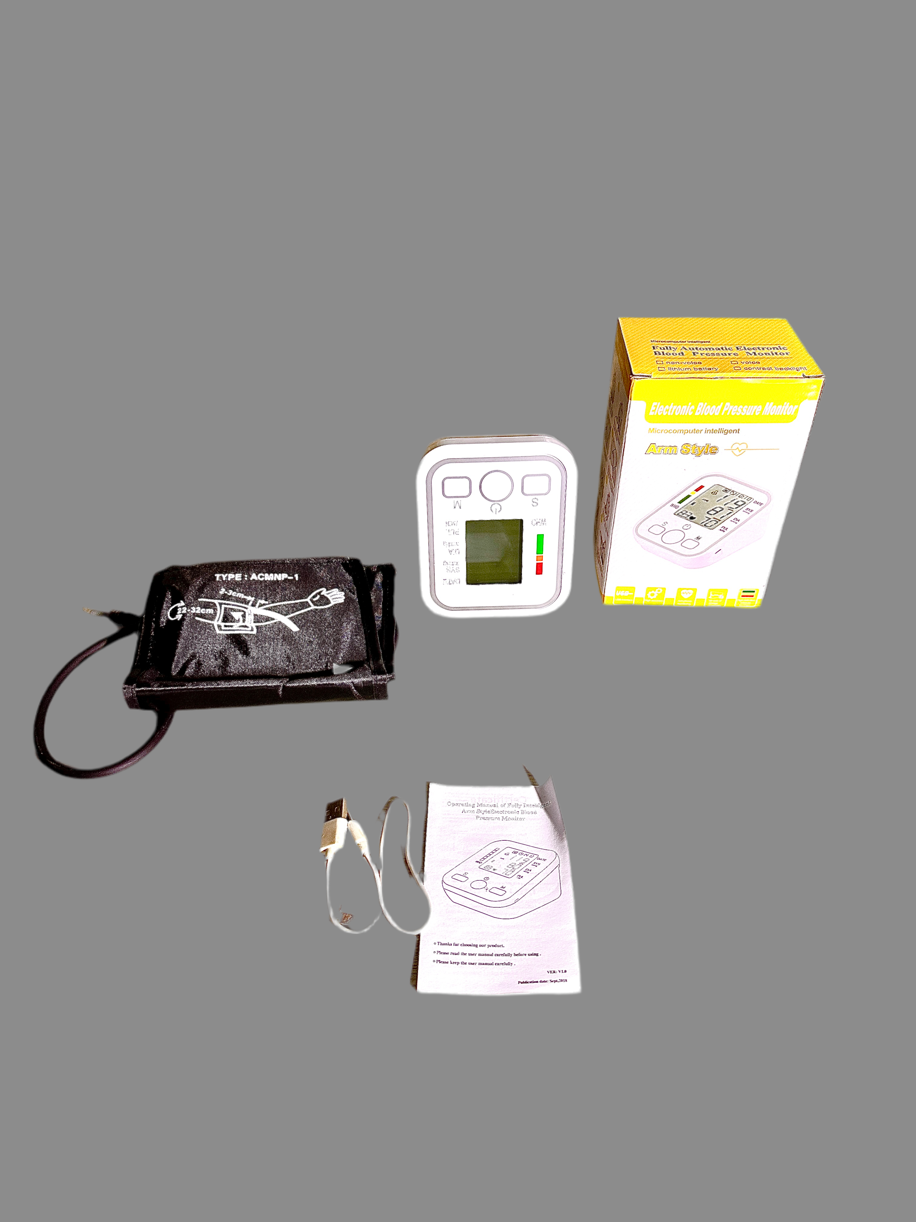 Fully automatic blood pressure monitor